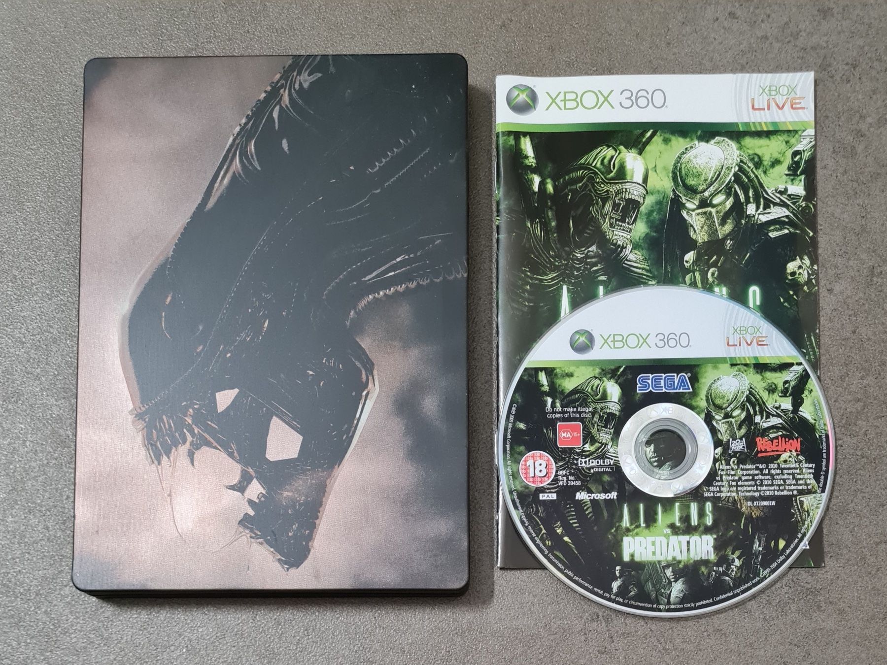 Giochi: XBOX 360 ALIENS VS PREDATOR - STEELBOOK EDITION – Usato da Birsfelden venduto da Dealgoenner24