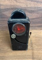 Alte Signal-Taschenlampe, rot, für Sammler