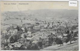 Alte Postkarte Gruss aus Huttwyl Gesamtansicht
