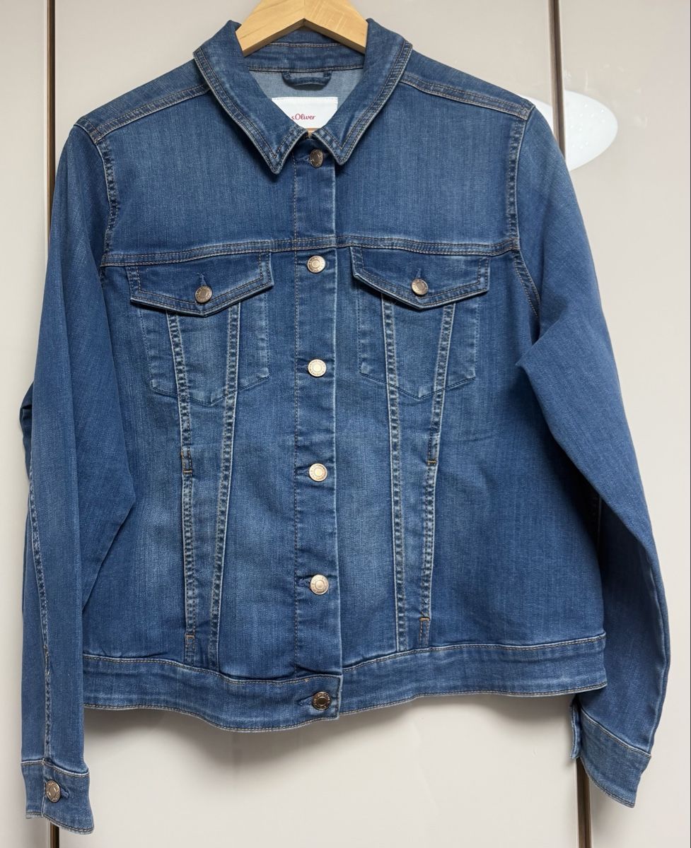 S.Oliver Giacche: S.Oliver Jeansjacke Damen Gr. 44  – Usato da Urdorf venduto da Bailey72