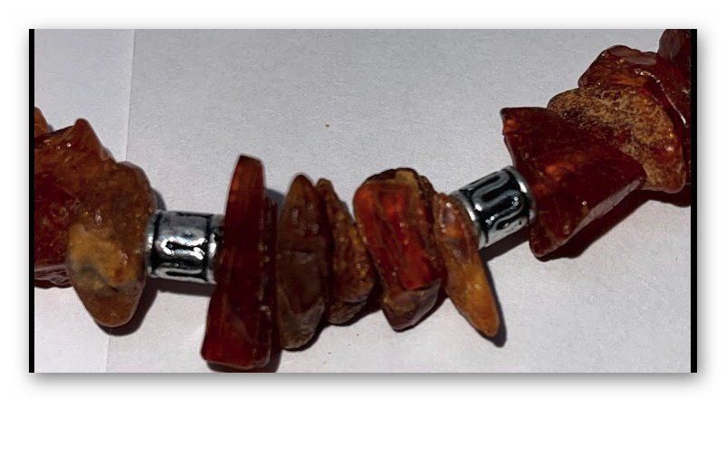 Catenine: Bernsteinkette 38 cm.  (C13) – Nuovo (secondo la descrizione) da Lutzenberg venduto da Truhe 1