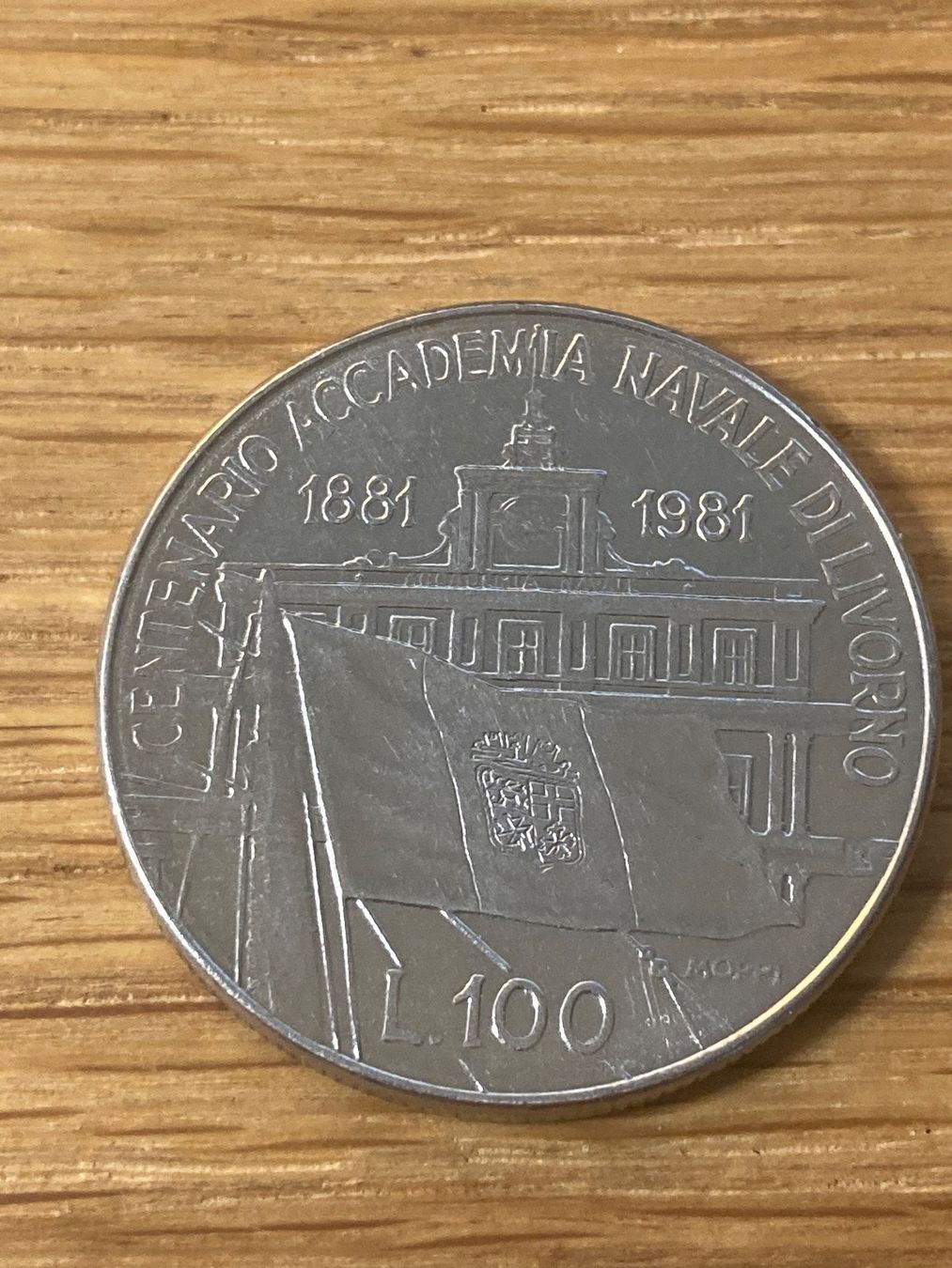 Alle Münzen: Pièce de 100 lire commémorative de 1981 – Gebraucht aus Villars-sur-Glâne von Graca03