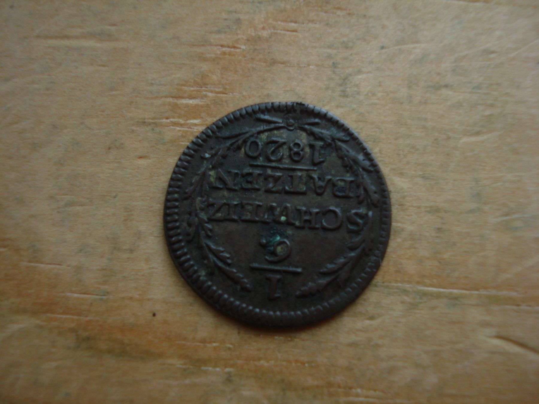 Alle Münzen: (S) Graubünden Sechstelbatzen 1820 SS-VZ – Gebraucht aus Erlach von Net-Coins 1