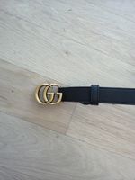 Gucci Gürtel, Leder, Schwarz, Damengürtel, Top Zustand! (57)