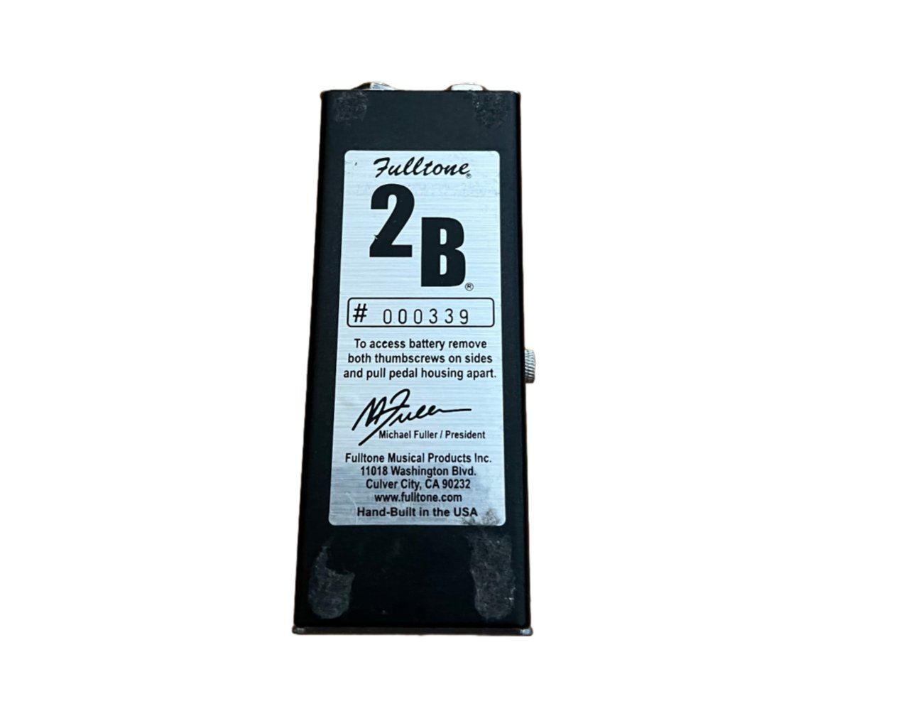 Strumenti musicali: Fulltone 2B Booster | Boost transparent + Buffer JFET – Usato da Boudry venduto da Gibus72 2