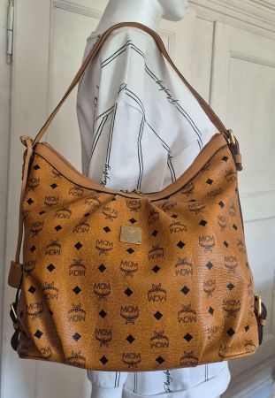 Original MCM Hobo Bag, Size M
