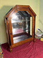 Vitrinen Schrank Holz Glas guter Zustand