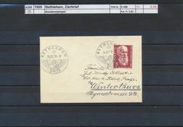 1959 "Bethlehem", Zierbrief, Sonderstempel