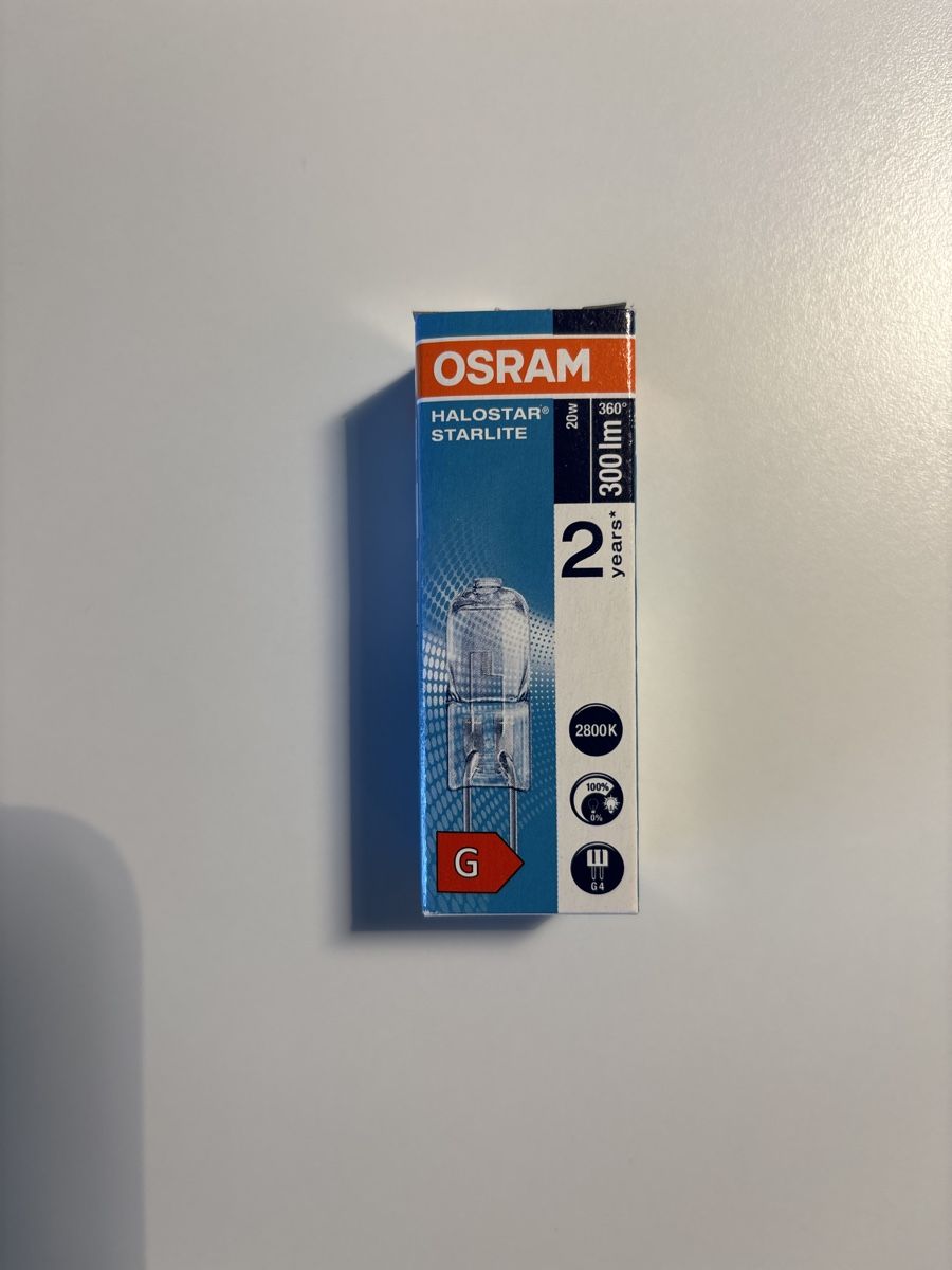 Osram Lampade: Halogenlampen 12V 20WG4 – Nuovo e nell'imballaggio originale da Kirchleerau venduto da koerbel