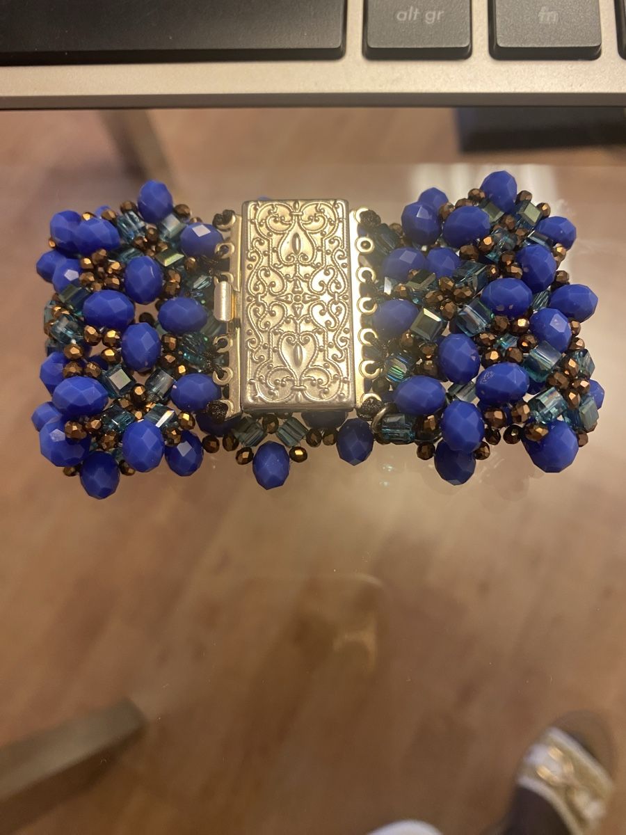Bracciali & Braccialetti: Blaues Armband mit Glasperlen – Nuovo (secondo la descrizione) da Jona venduto da Prada1969