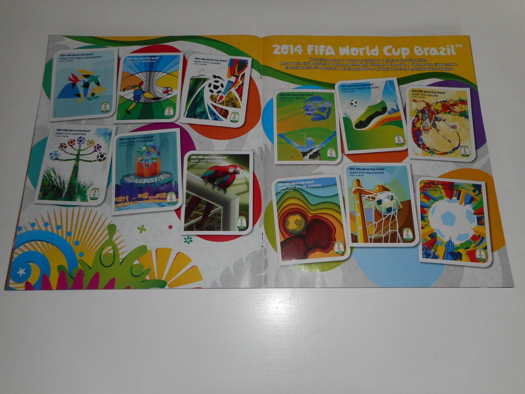 Panini Alben: Panini WM Album Brasil 2014/14 Nr.3 komplett – Gebraucht aus Cham von Paniniworld 6