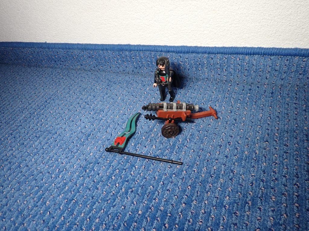 Playmobil Giocattoli: Playmobil schwarzer Ritter mit Kanone – Usato da Galgenen venduto da Marc98 1