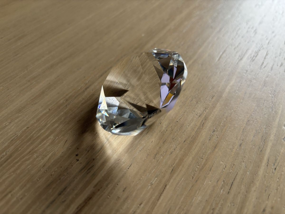 Swarovski Figuren: Swarovski Glas Diamant mit Schatulle – Neu und originalverpackt aus Ennetbaden von Section_H 3
