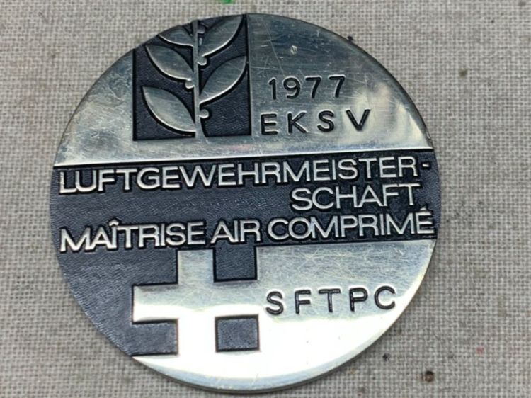 Medaillen: "Luftgewehrmeister schaft 1977 - EKSV" – Gebraucht aus Sorengo von 74in