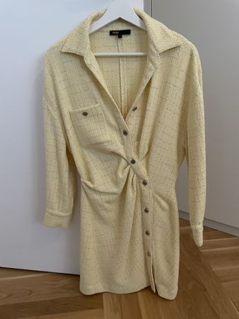 MAJE Kleid, Gr. 38 (klein geschnitten) , Gelb, Top Zustand!
