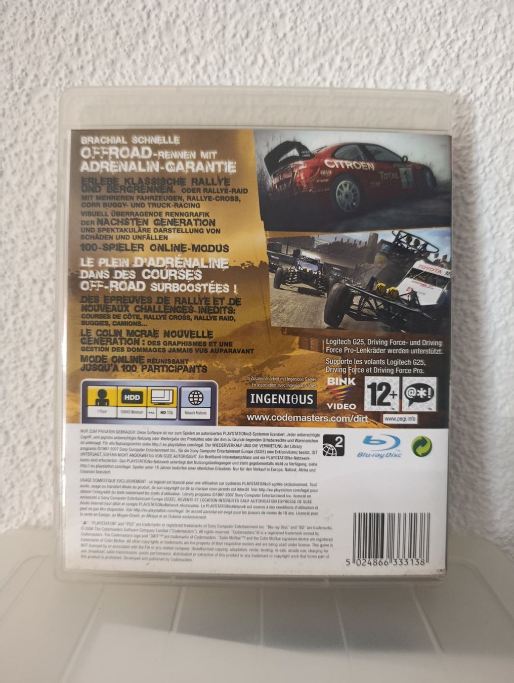 Sony Spiele: Colin McRae: DiRT - PS3 – Gebraucht aus Wil SG von Donaldus 1