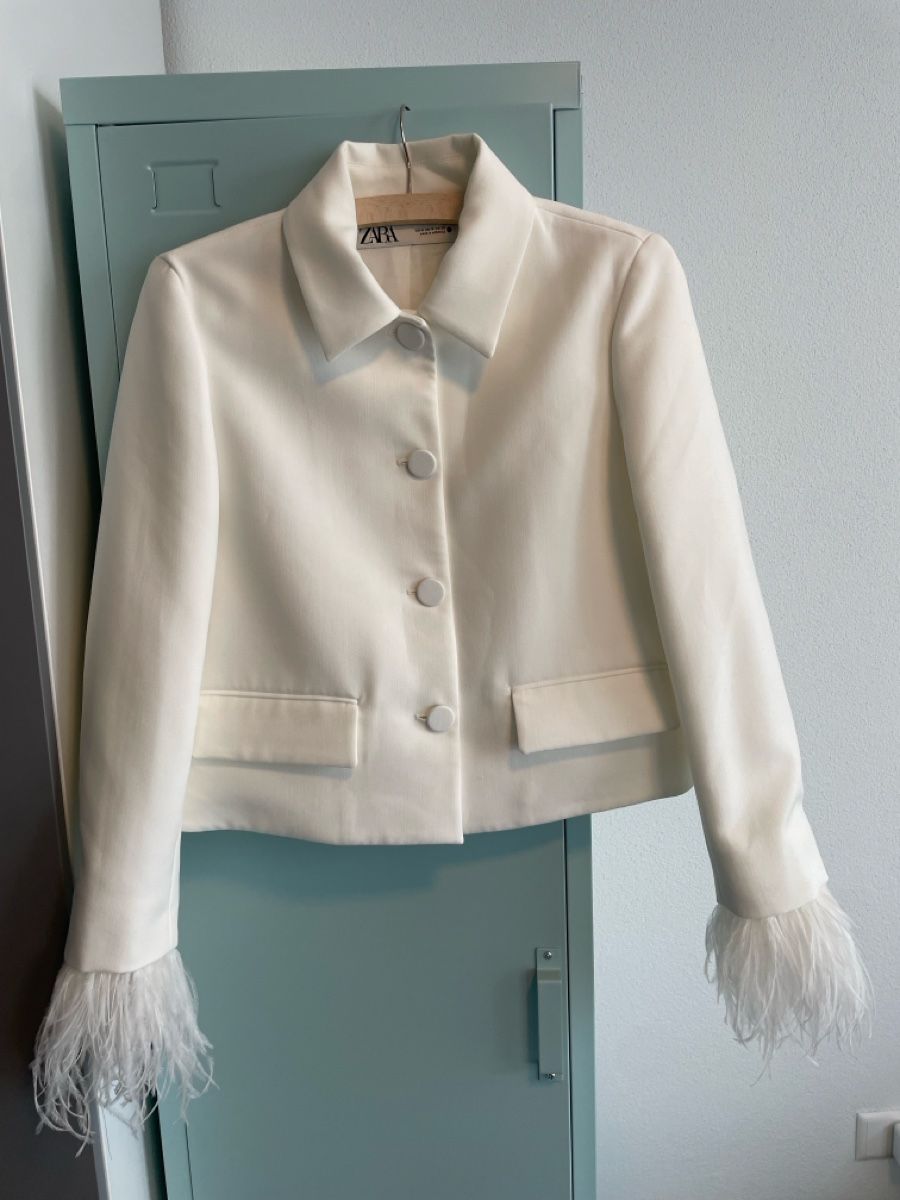 Zara Giacche: Elegante Zara Jacke mit Federn – Usato da Uitikon Waldegg venduto da ste_7ck7