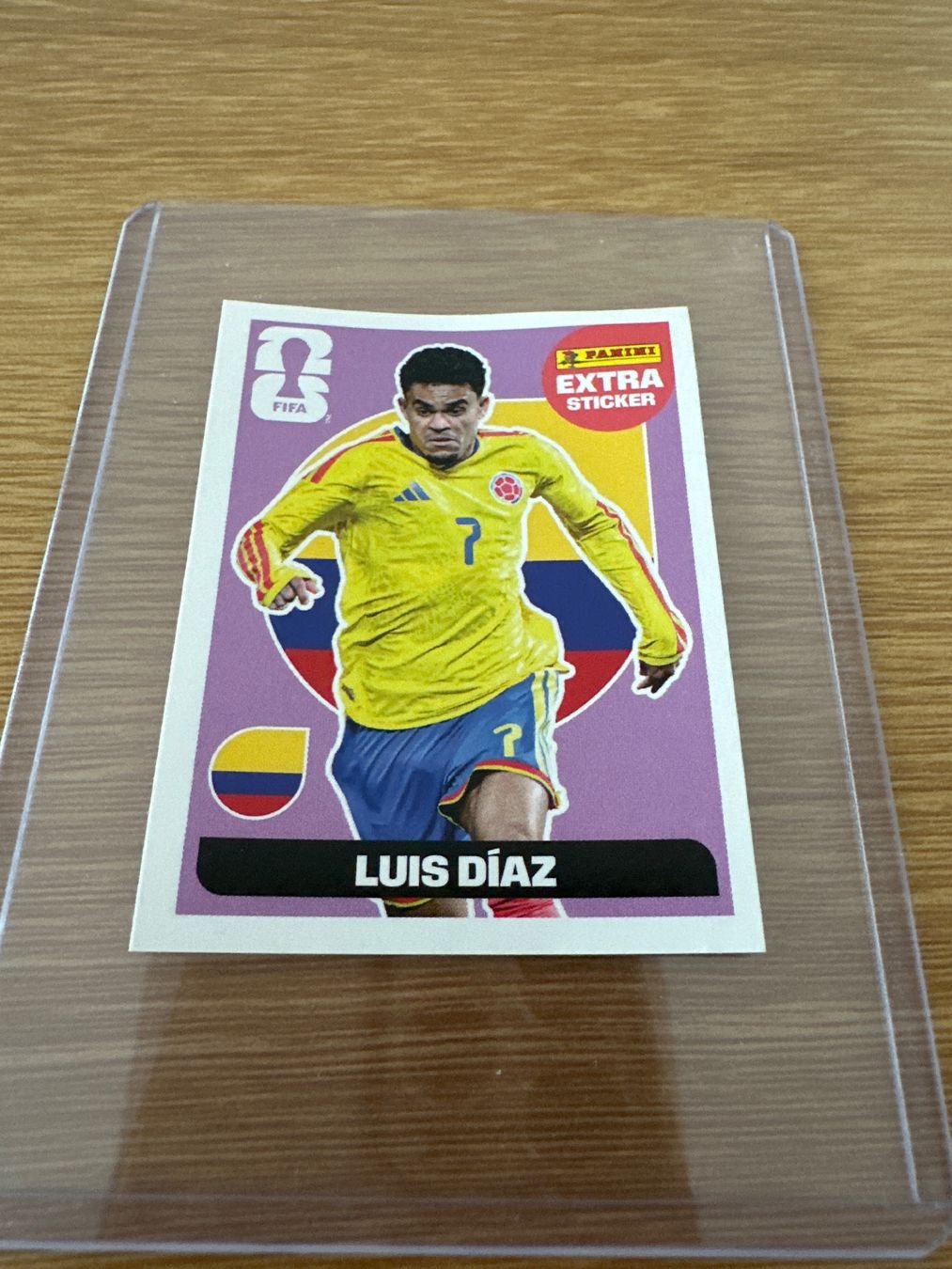 Panini Cartes à collectionner: Extra Sticker Lila WM 26: Luis Diaz – Neuf avec emballage d'origine à Winterthur par sah_gn89