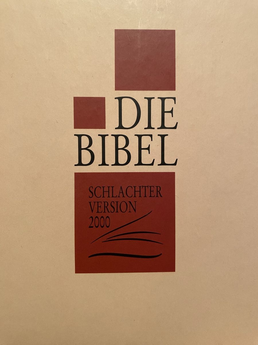 Libri: Die Bibel, Schlachter Version 2000 - Top Zustand! – Usato da Gerlikon venduto da jabadabadu