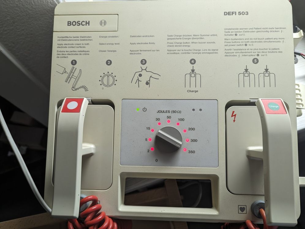 Defibrillator Bosch Defi 503 350 Joule Kaufen auf Ricardo