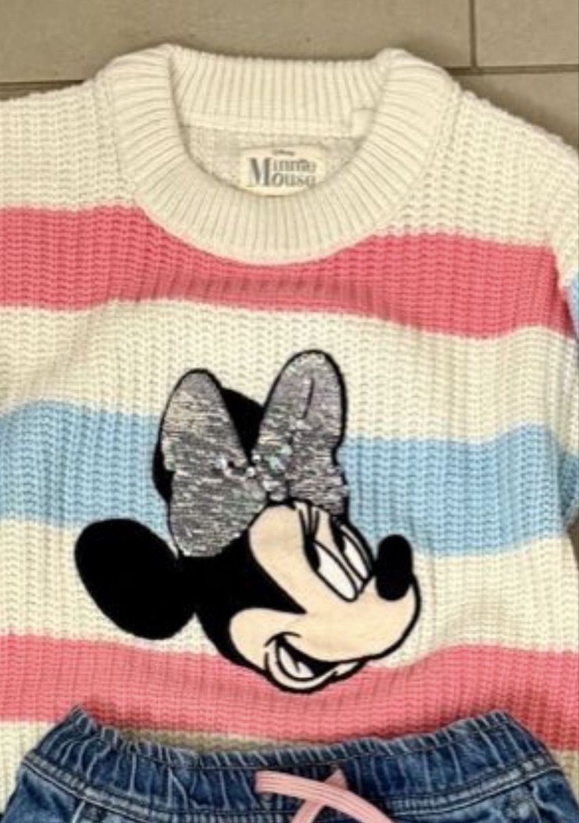 C&A Pullover & Sweatshirts: Minnie Mouse Sweater Gr. 122 – Gebraucht aus Mühlau von mat_zzj2