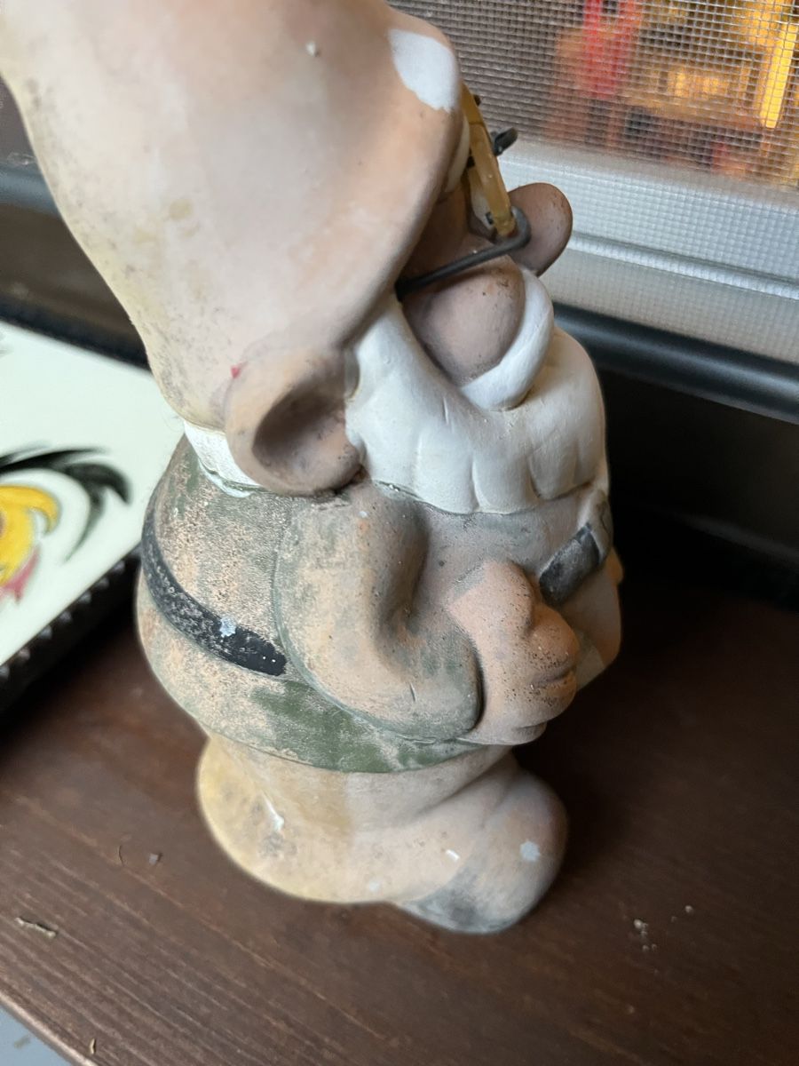 Figuren: Gartenzwerg, Vintage, ohne Farbe, Deko – Gebraucht aus Winkel von Tongabonga 2