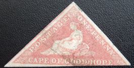 Kapstadt British Kat. 1Iy gest. 1853 Kat. 220 Euro