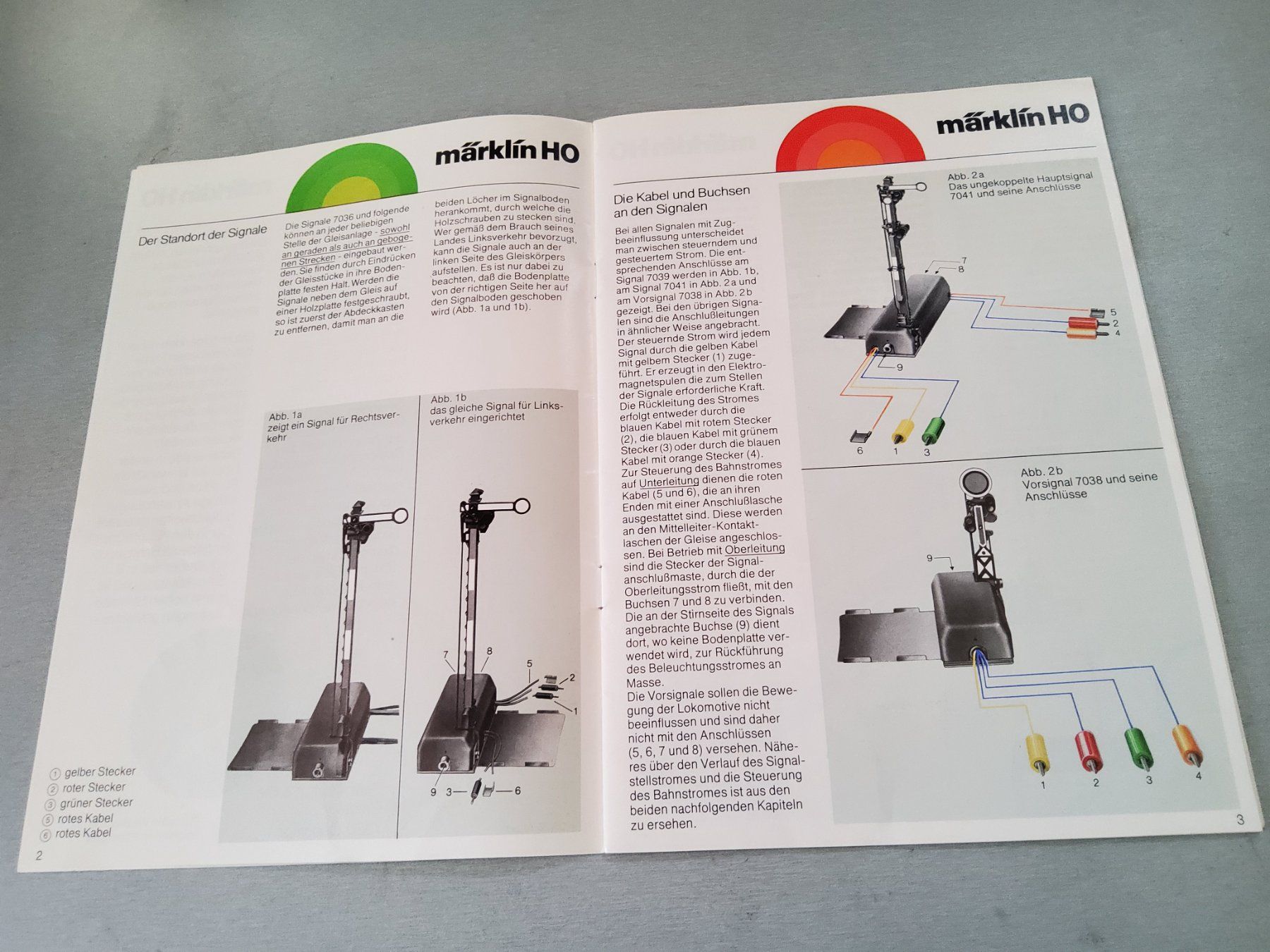 Märklin Modellini di ferrovie: 2 alte Märklin Signalbücher H0 – Usato da Grüningen venduto da VENOM59 4