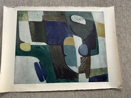 Kunstwerk Franz K. Opitz ,Radierung ,gebraucht 90/90
