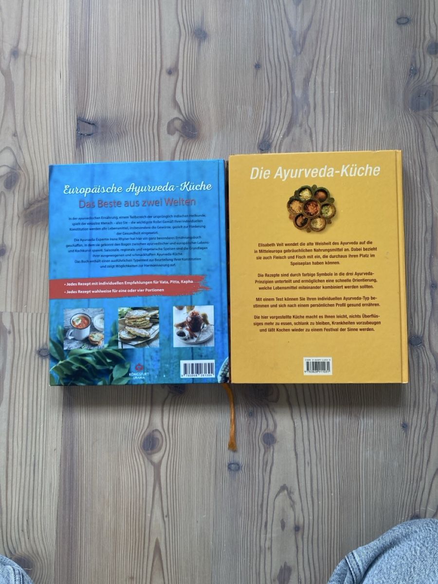 Libri: 2 wunderschöne Ayurveda Kochbücher – Usato da Herisau venduto da Sifgana 1