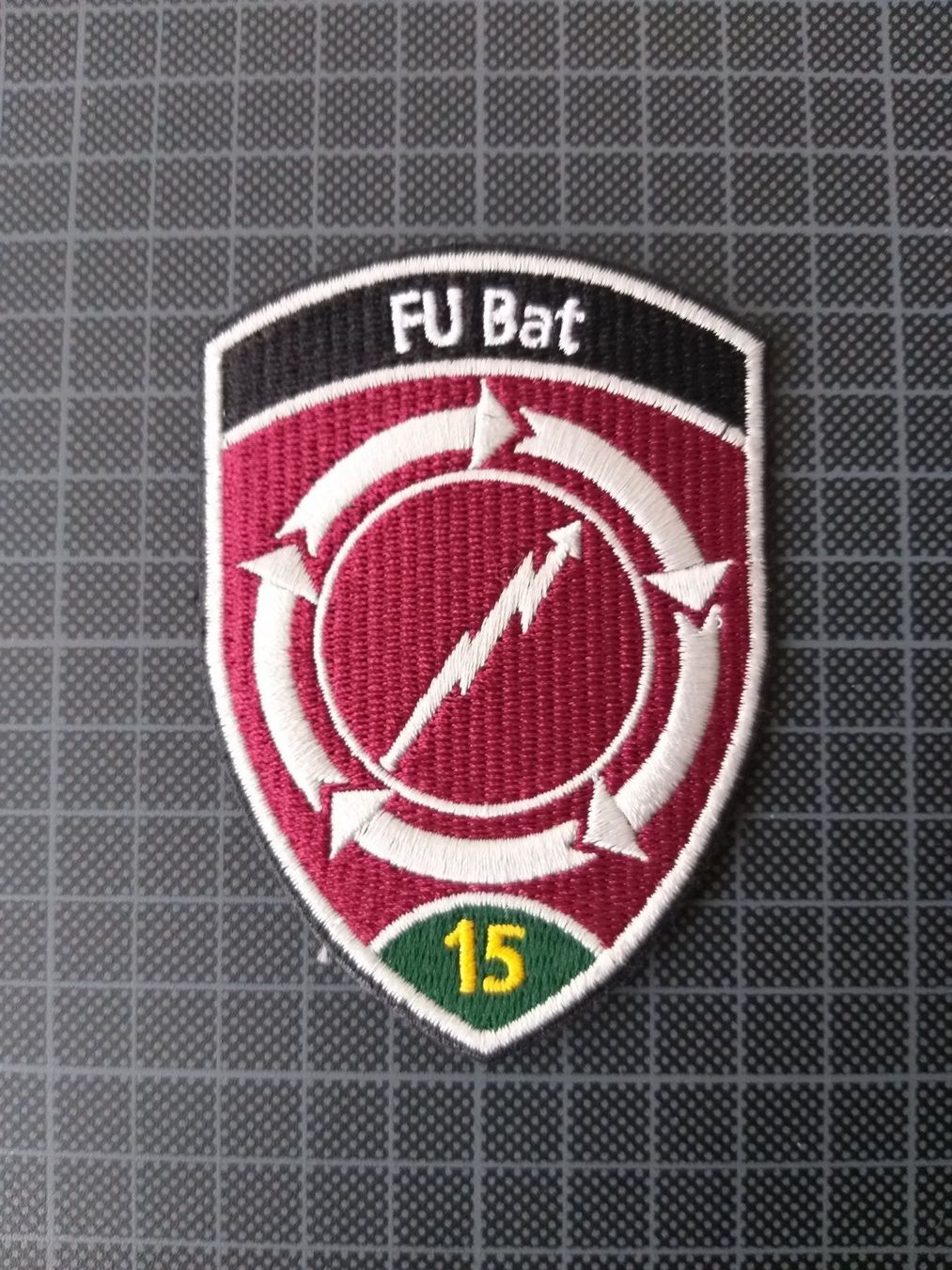 Placchette & Badge: Verbandsabzeichen Fu Bat 15 Kompanie 1 – Usato da Bauma venduto da SwissMilitaria