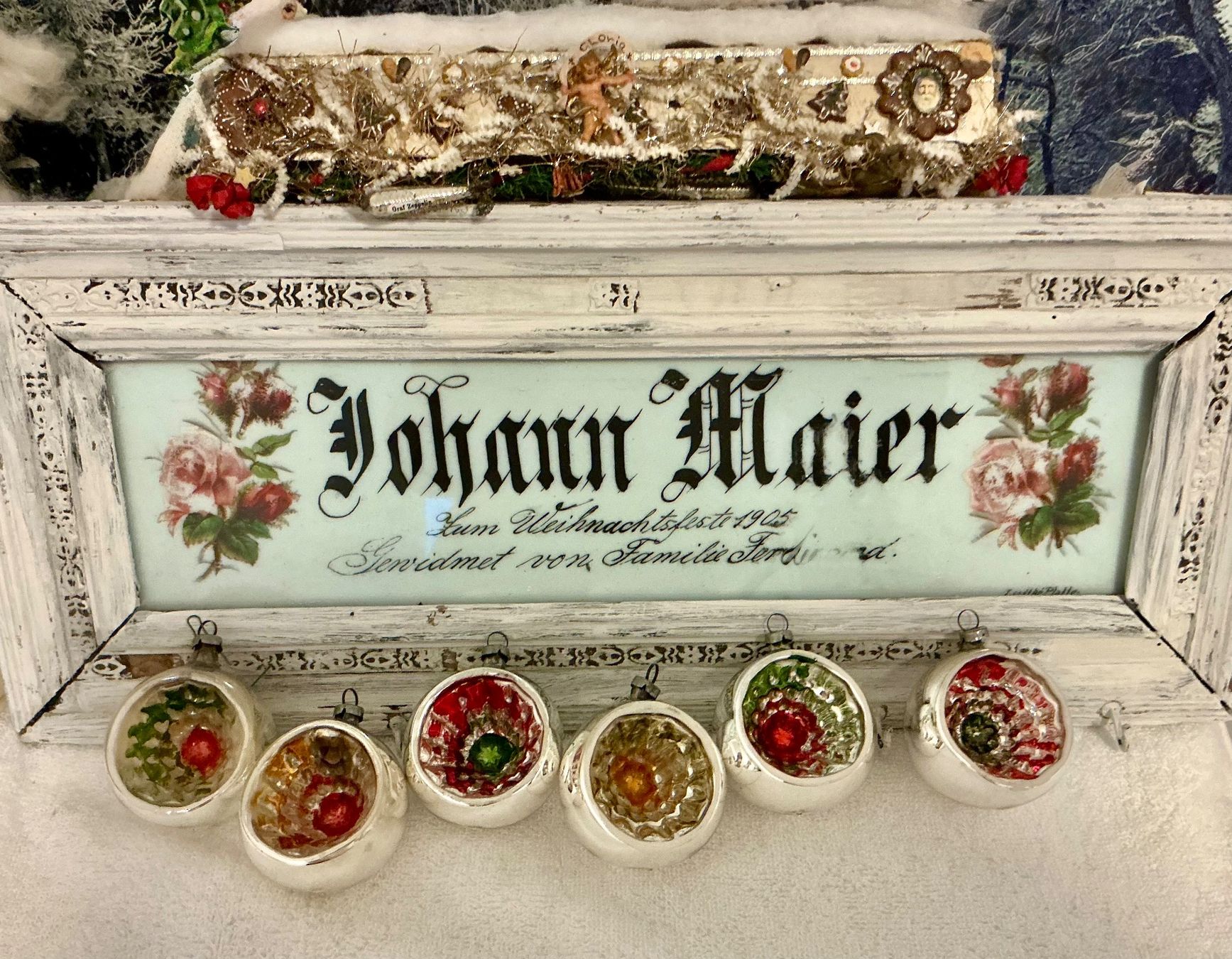 Toutes les décorations: ALTE GLAS WEIHNACHTSKUGELN – D'occasion à Zell LU par Silvermemory 1