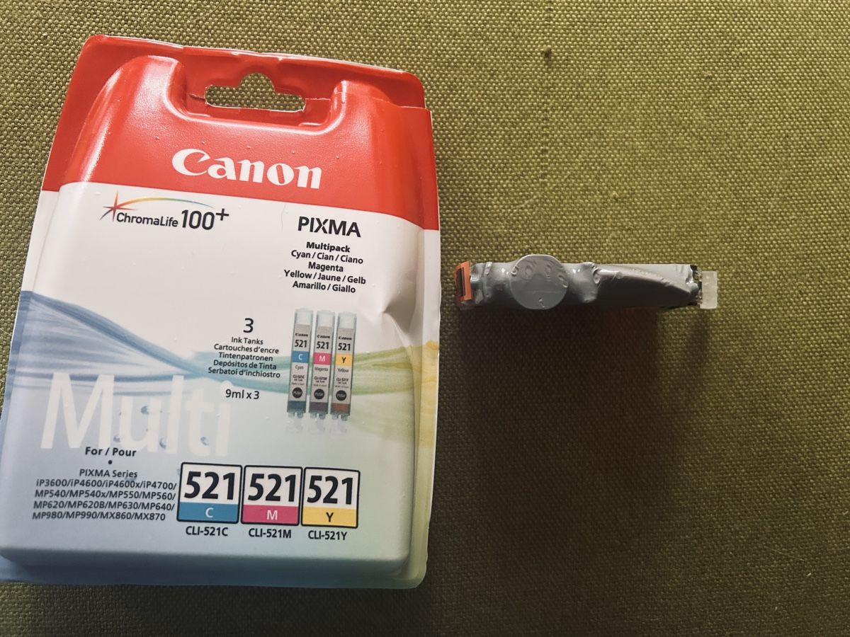 Canon Cartucce per stampanti & toner: Canon Pixma 521Einzelpatrone CLI-521C/M/Y – Nuovo e nell'imballaggio originale da Basel venduto da rosna 4