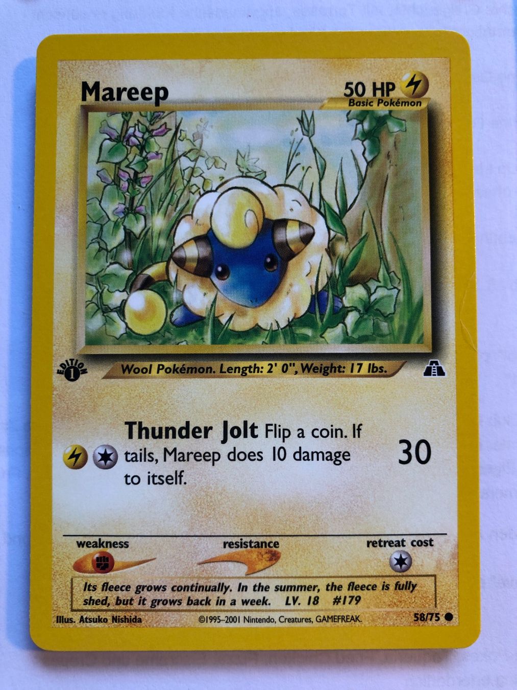 Carte collezionabili: Mareep 1st Neo Discovery - MINT - ab 1.- – Usato da Giubiasco venduto da dan_pr8b