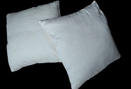 Coppia di Cuscini Decorativi FRETTE 60x60 cm – Seta e cotone