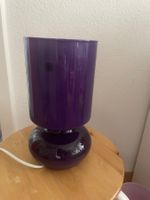 Ikea lykta violett tischlampe glas