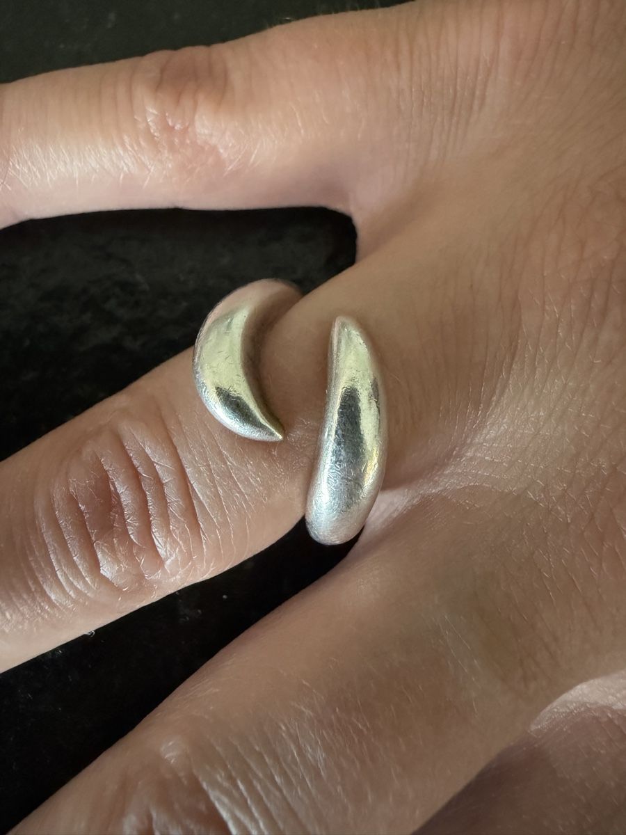 Anelli: Bague argent 925 unique design ouvert, taille 50 – Usato da Vuisternens-Ogoz venduto da PhilDr