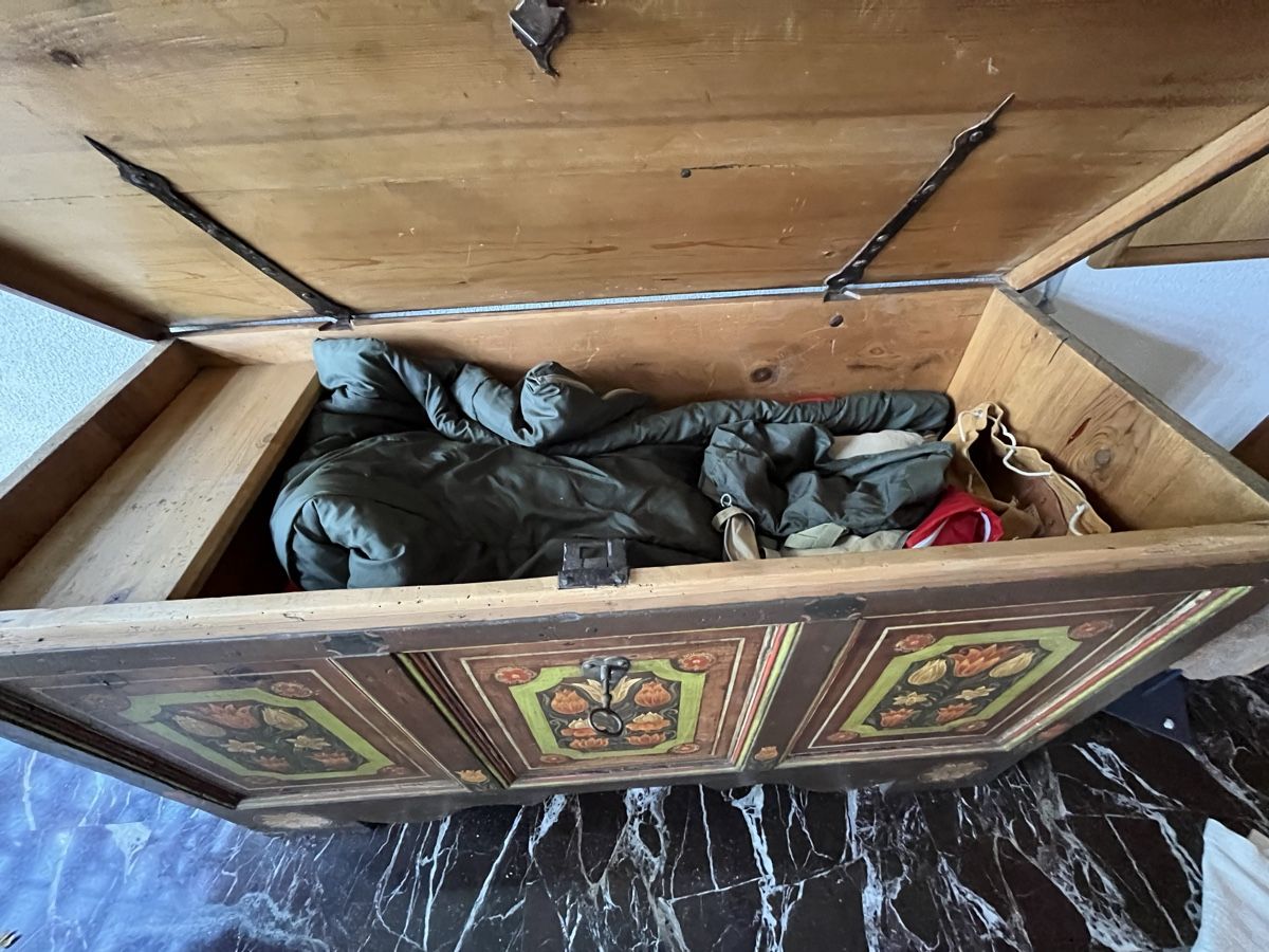 Cassapanche: Antike Truhe mit Blumenmotiven – Usato da Meggen venduto da Ricardofrank 3