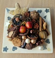 Weihnachtsteller Adventsplatte Weihnachtsdeko
