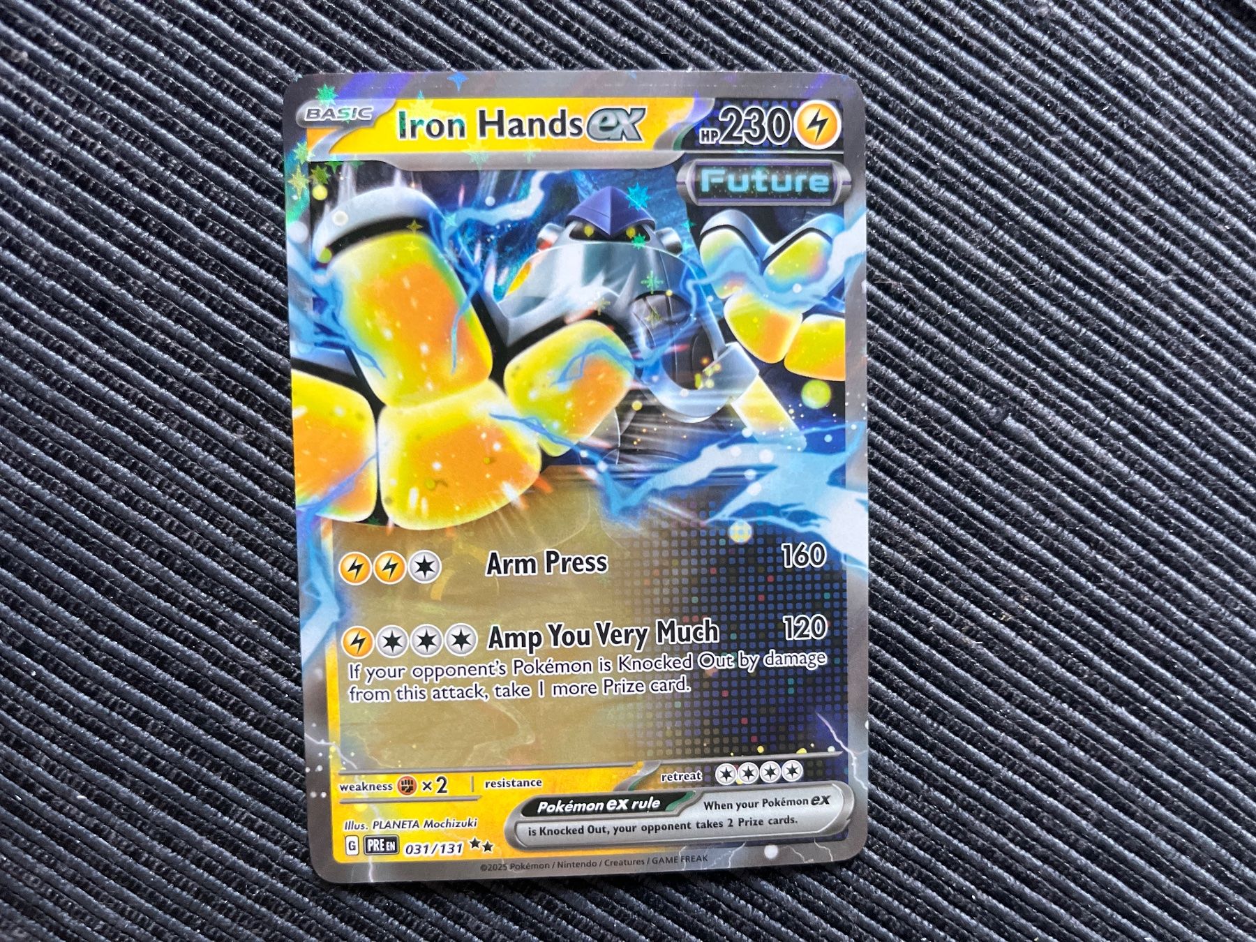 Pokémon Carte collezionabili: Pokemon Iron Hands Ex Prismatic Evolutions near Mint – Nuovo (secondo la descrizione) da Wabern venduto da Collectfun