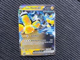 Pokemon Iron Hands Ex Prismatic Evolutions near Mint