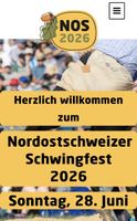 2 Tickets Nordostschweizer Schwingfest 2026 Sonntag 28. Juni