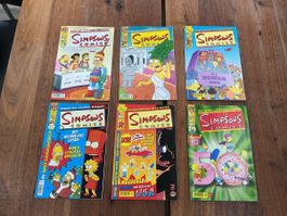 Simpsons Comics 6 Ausgaben 42 43 50 71 73 74