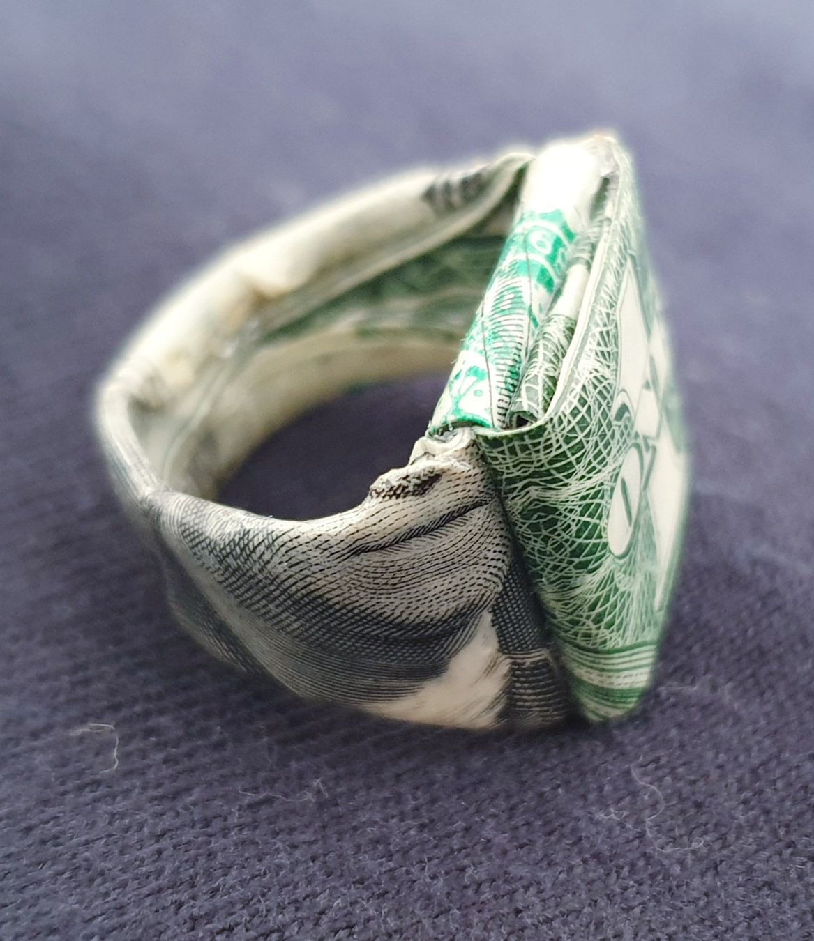 Anelli: RING DOLLAR NOTE Gefallten Exklusiver Ring Wasserdicht – Nuovo e nell'imballaggio originale da wetzikon venduto da Bestedienste 1