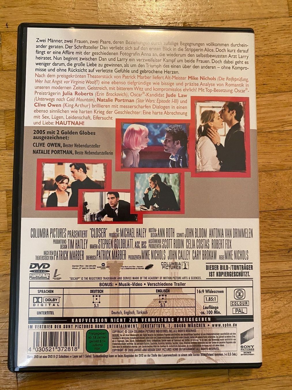 Tutti i DVDs: Verkaufe DVD Hautnah – Nuovo (secondo la descrizione) da Zürich venduto da Gobble 1