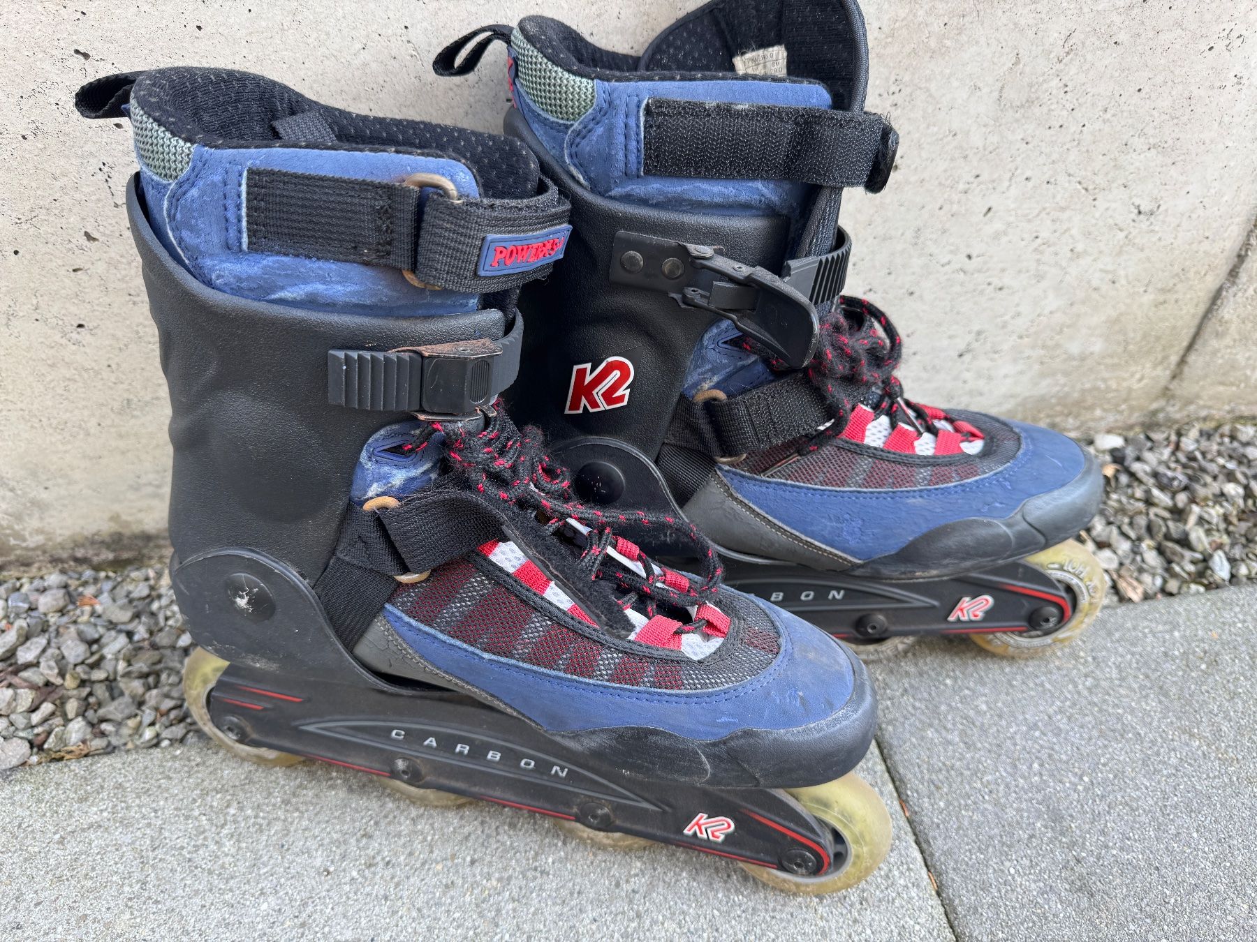 K2 Pattini in linea & Pattini a rotelle: K2 Carbon Inline Skates,  Grösse 44,5 – Usato da Oberkirch LU venduto da Simba03