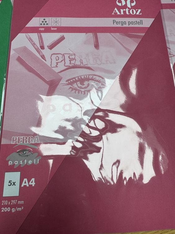 Carta: Artoz Papier Perga Pastell & Dorato 7 x 5er Pack, NEU & OVP – Nuovo e nell'imballaggio originale da Gurmels venduto da topsommer 4