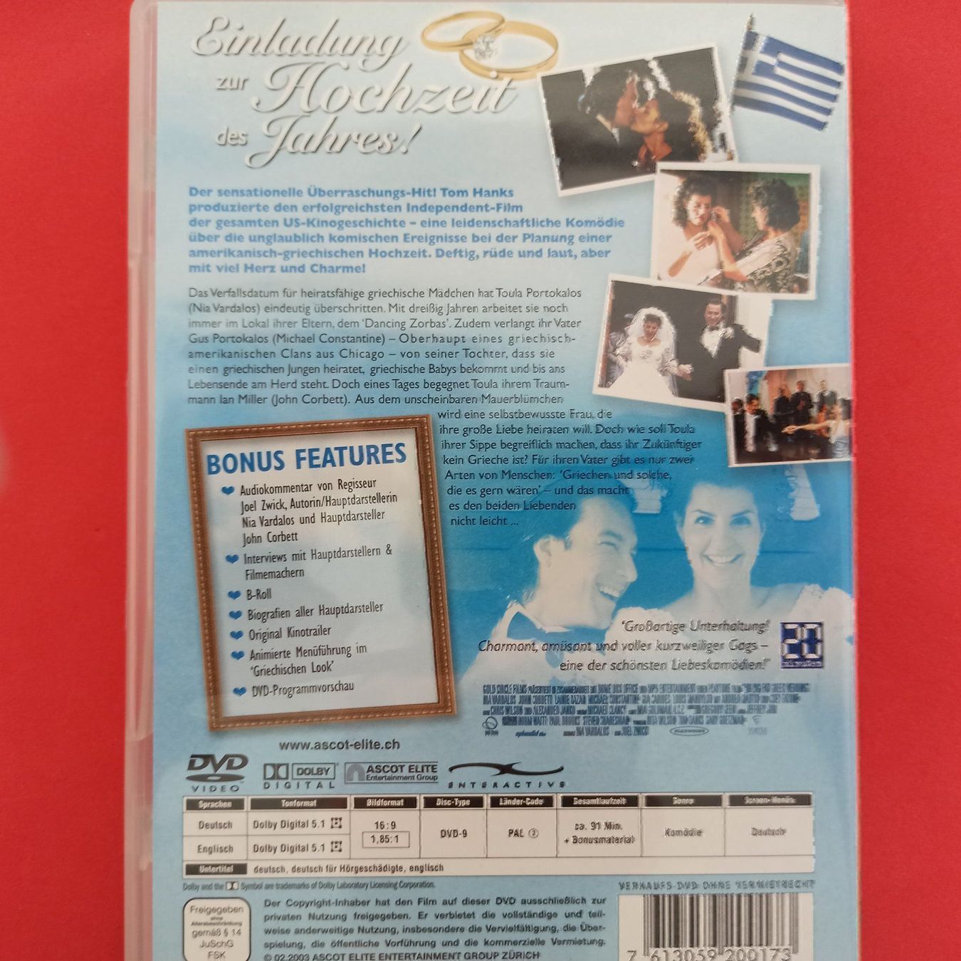Tutti i DVDs: My Big Fat Greek Wedding – Usato da Dübendorf venduto da kb86_MOVIE 1