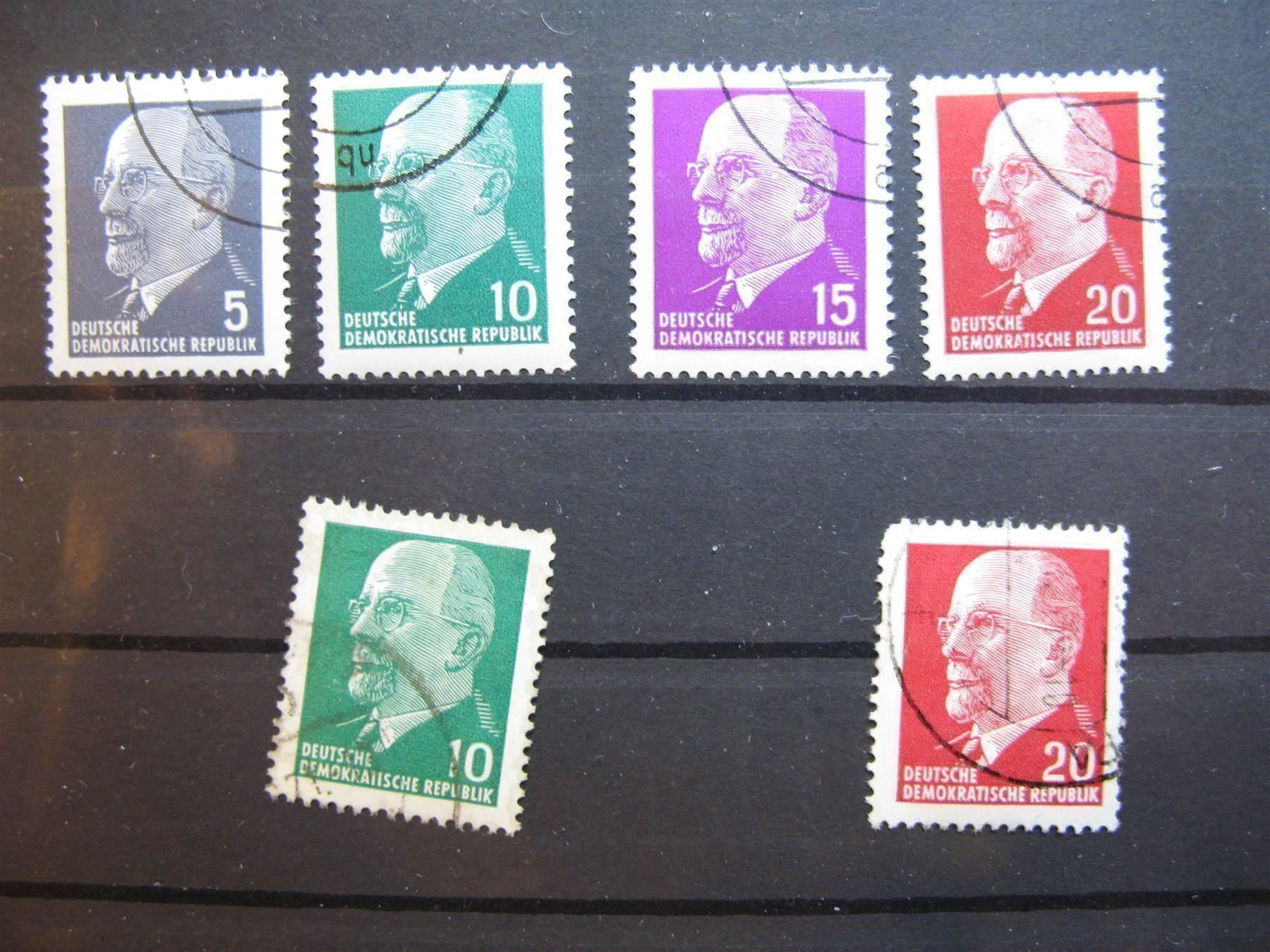 Tutti i francobolli: DDR 1961  Walter Ulbricht gest. – Usato da Wil SG venduto da fva01 1