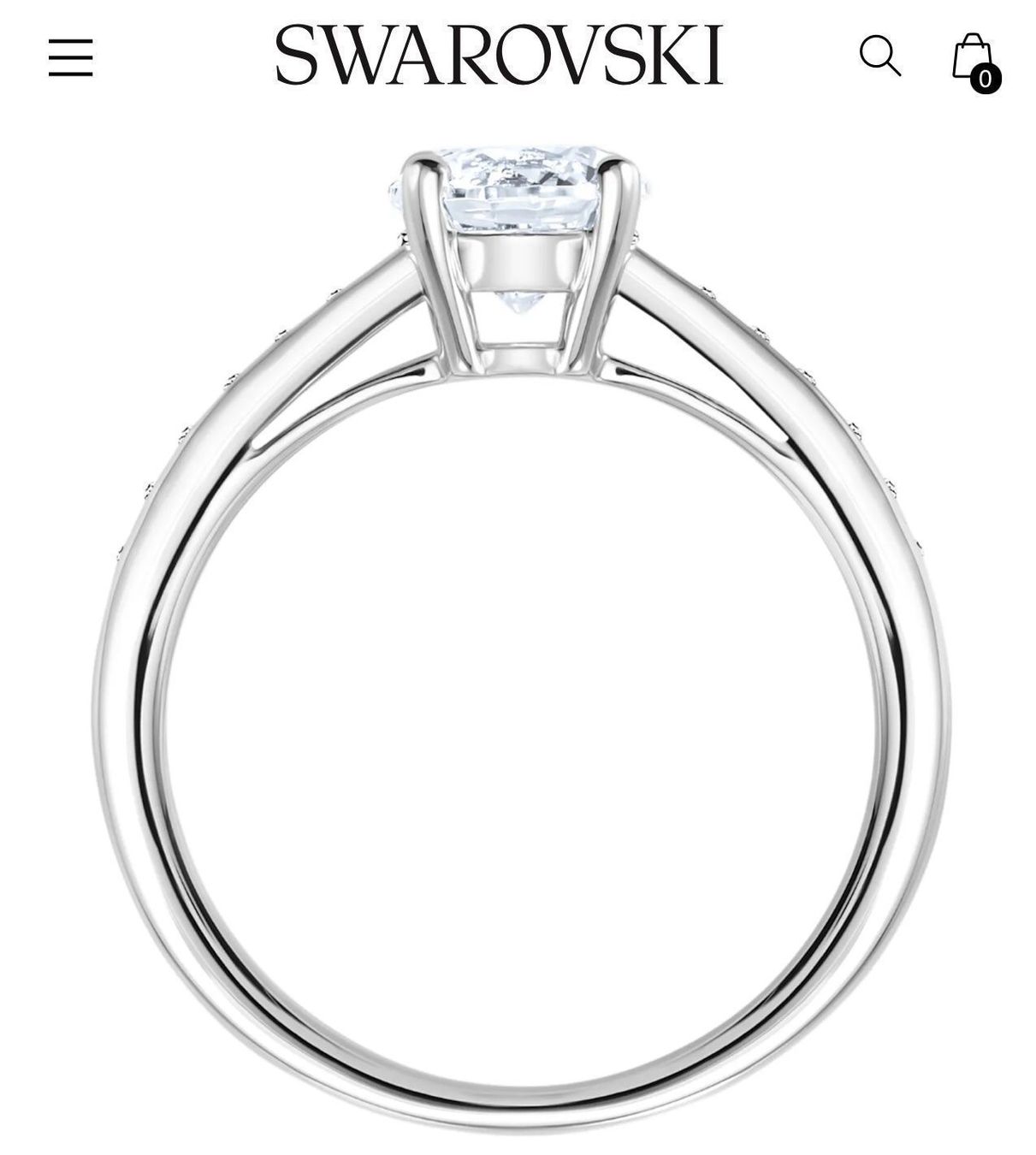 Swarovski Ringe: SWAROVSKI Attract RING SIZE 52 NEU – Neu und originalverpackt aus Winkel von Luxtime